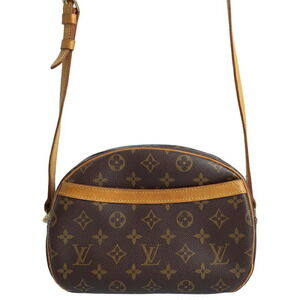Louis Vuitton Monogram Leather Blois Shoulder Bag Brown
